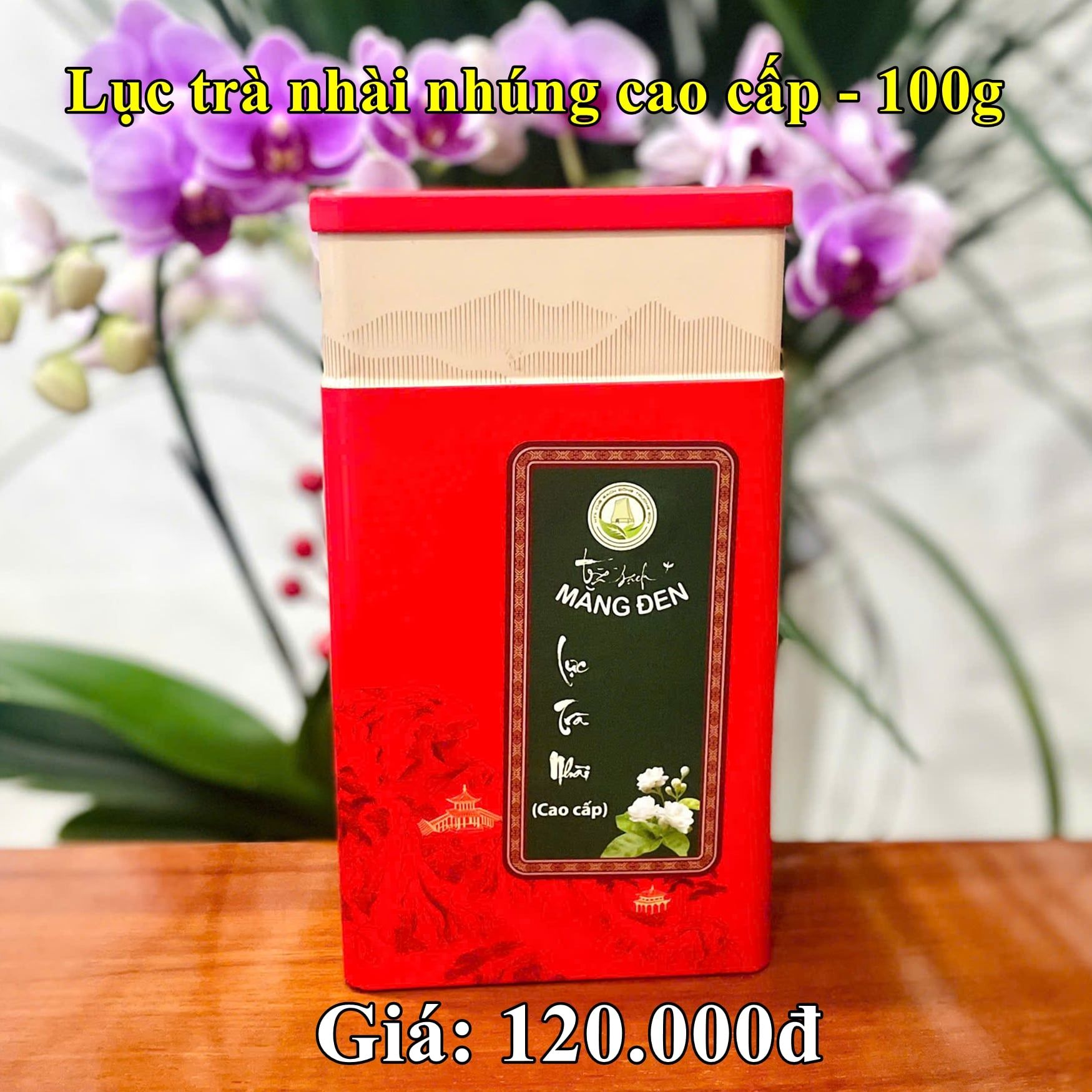  Lục trà nhài nhúng cao cấp (hộp 100gr) 
