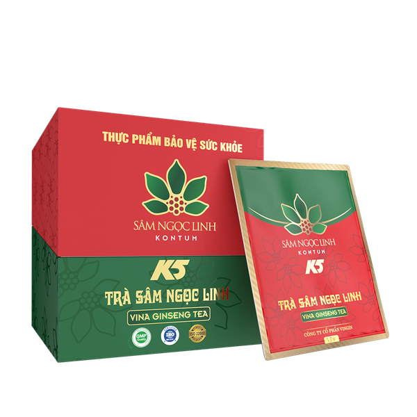  TPBVSK K5 Vina Giseng Tea (hộp 15 gói) 