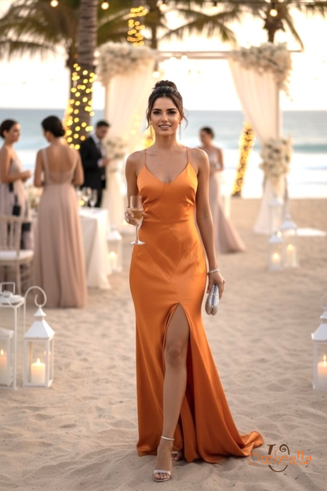  Đầm dài lụa rã thân 