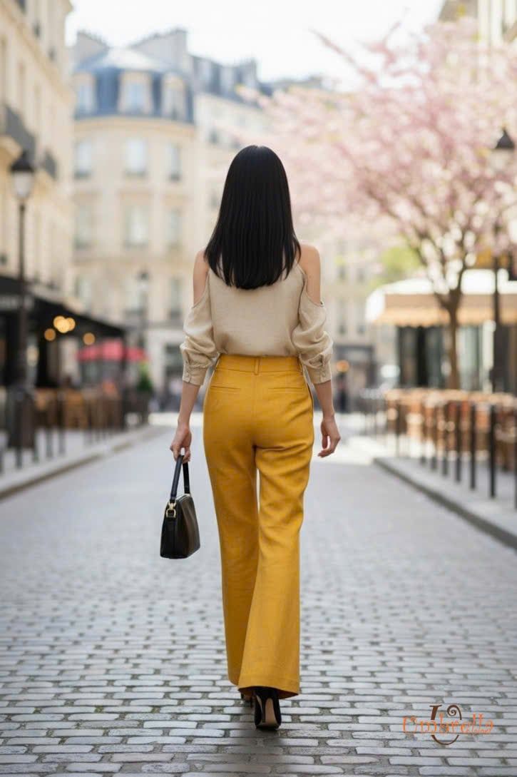  Áo sơ mi hở vai tay 