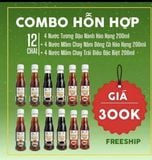  Combo hỗn hợp chay thanh mộc 