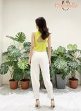  Áo Linen ghi lê khoét lưng 