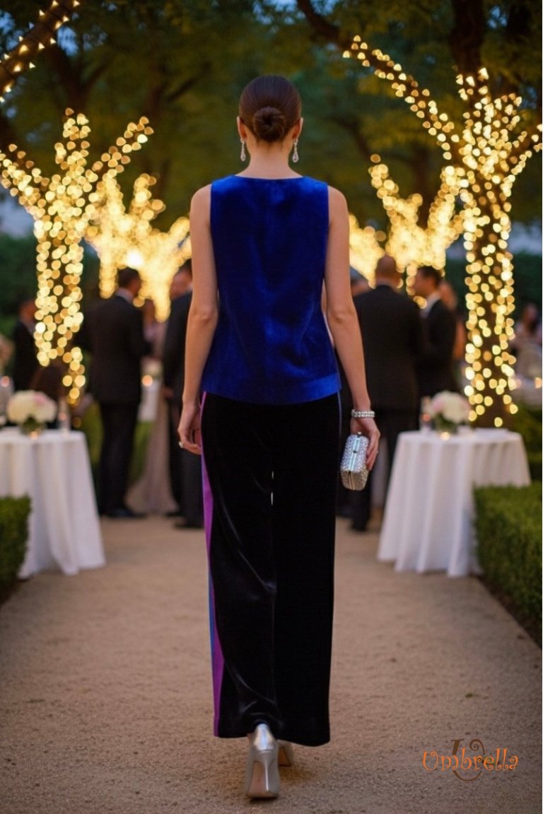  Áo Nhung ghi lê vạt dài 