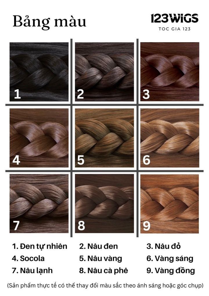 Tóc giả nguyên đầu siêu da lưới Lace - Ngang thẳng chạm vai - Màu trà sữa SL1040