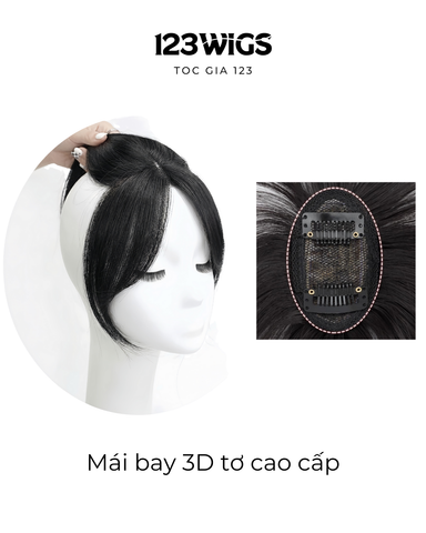 Mái bay 3D tóc tơ nhân tạo cao cấp 11217