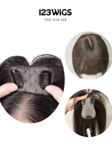 Mái da che phủ đỉnh đầu 80% TÓC THẬT 11212