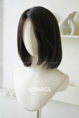 Tóc thật siêu da Mono - Bob cúp C - Rẽ ngôi - 31267