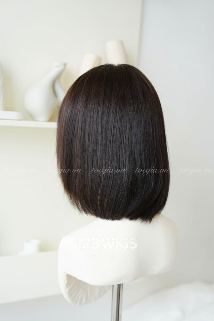 Tóc thật siêu da Mono - Bob cúp C - Rẽ ngôi - 31267