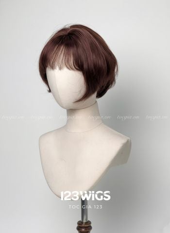 Tóc bob tém ngắn uốn cụp mái thưa 21180