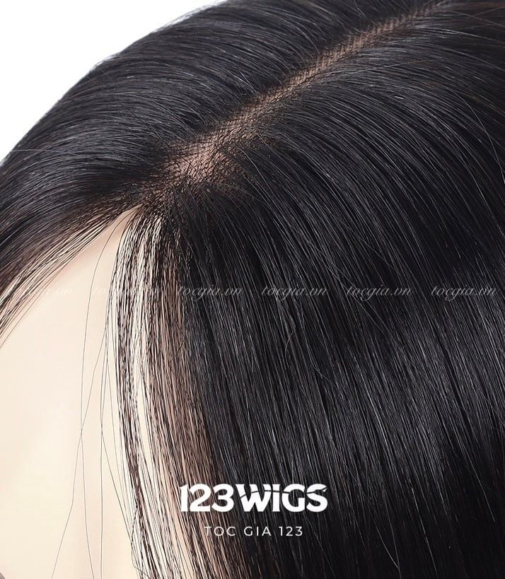 Mái che phủ đỉnh đầu tóc thật lưới voan siêu mỏng - 2 kiểu dáng mới 11170