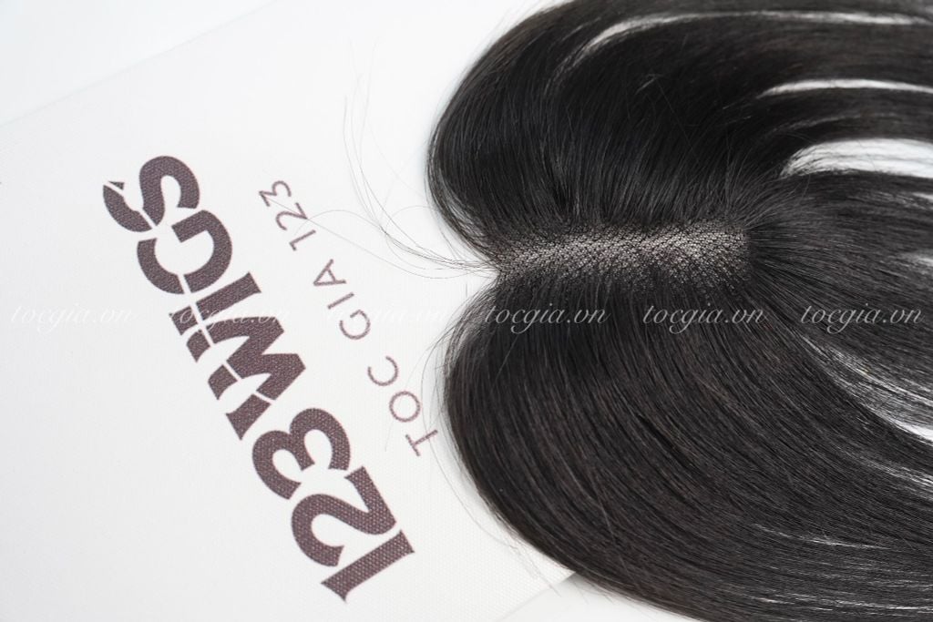 Mái che phủ đỉnh đầu tóc thật lưới voan siêu mỏng - 2 kiểu dáng mới 11170
