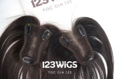 Mái che phủ đỉnh đầu tóc thật lưới voan siêu mỏng - 2 kiểu dáng mới 11170