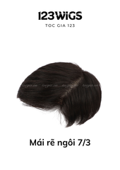 Mái phủ đỉnh nam tóc thật che phủ đỉnh đầu, che hói, bạc 2 kiểu dáng 11175