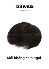 Mái phủ đỉnh nam tóc thật che phủ đỉnh đầu, che hói, bạc 2 kiểu dáng 11175