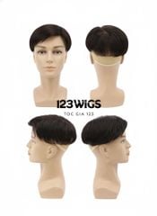 Mái phủ đỉnh nam tóc thật che phủ đỉnh đầu, che hói, bạc 2 kiểu dáng 11175