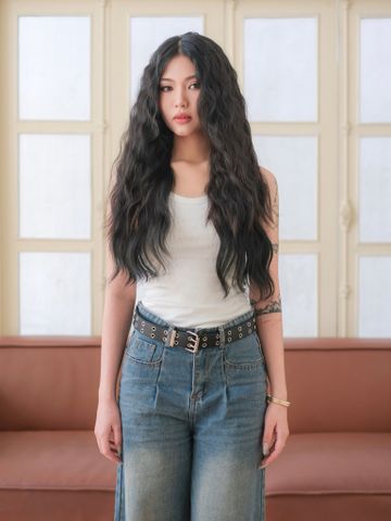 Phím kẹp chữ V xoăn sóng nước