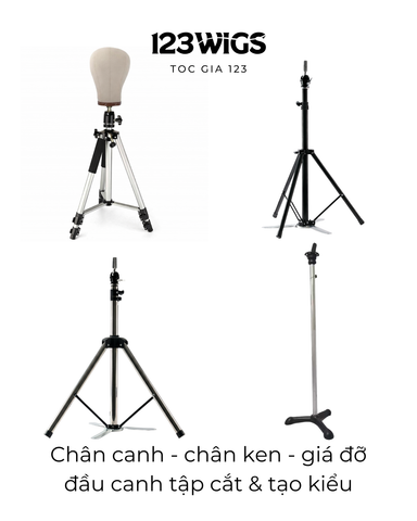Chân canh - chân ken tập cắt tóc & tạo kiểu - 4 kiểu dáng