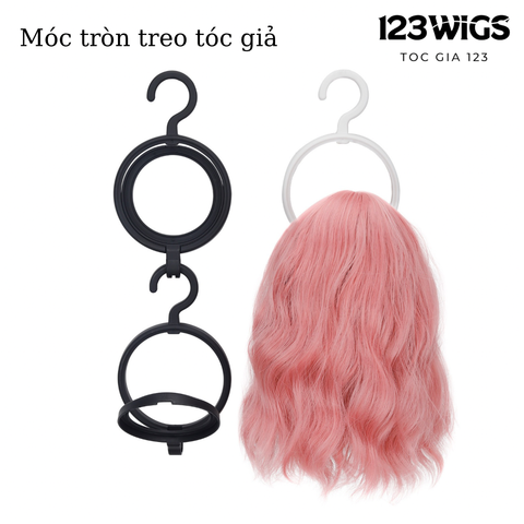 Kệ treo tóc giả, móc tròn treo tóc giả (Mẫu 3)