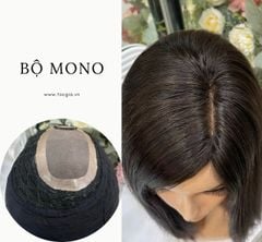 Tóc thật da Mono - Layer ngang vai - Rẽ ngôi - 31268