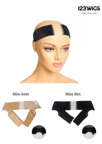 Băng đô cố định, chống trượt tóc giả