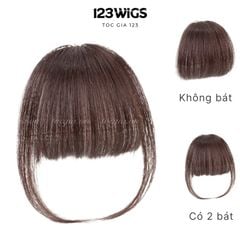 Mái ngang - Mái ngố dày vừa tóc thật MN2