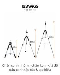 Chân canh - chân ken tập cắt tóc & tạo kiểu - 4 kiểu dáng