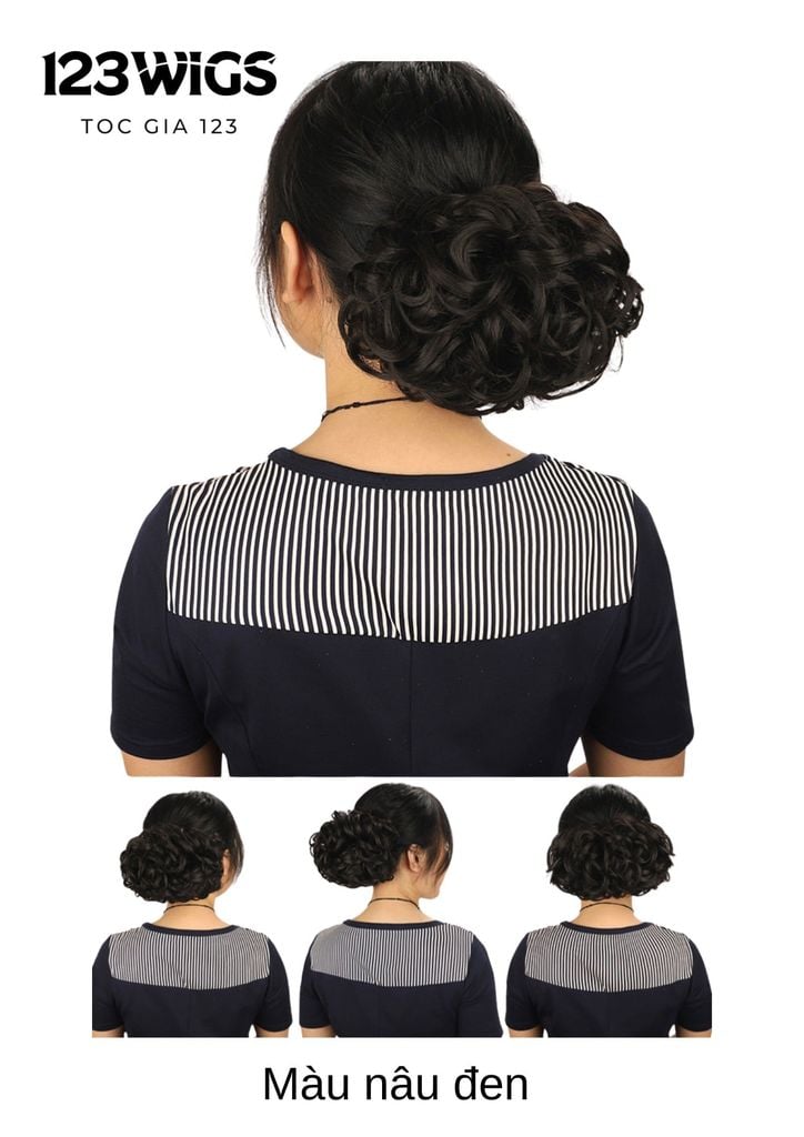 Búi xoăn trung niên lưới lớn SB1012