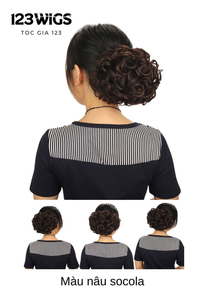 Búi xoăn trung niên lưới lớn SB1012