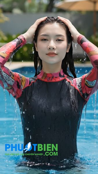 Áo bơi nữ tay dài chống nắng SBART