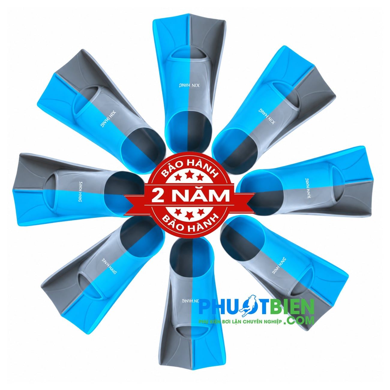 Chân Vịt Bơi Lặn Cao Cấp Size 33-47