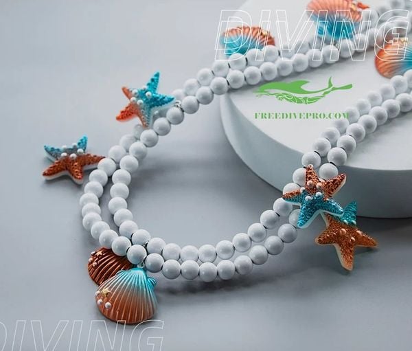 Chì lặn freedive trang sức sao biển vỏ sò