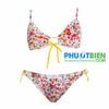 Bộ Áo + Quần Bơi Bikini 2 Mảnh In Kĩ Thuật Số SBART QA001