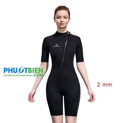 Đồ Bơi Lặn Giữ Nhiệt Wetsuit Nữ 2mm - ALN256 
