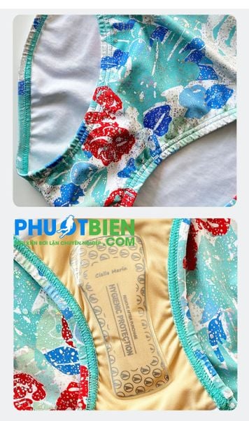 Áo Bơi Nữ 1 Mảnh Bikini Cielle Marin