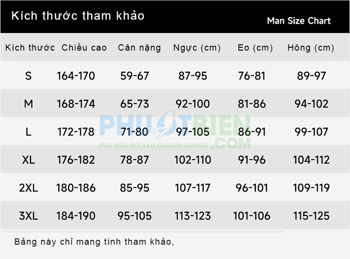 Đồ Lặn Wetsuit Chống Thấm 3mm