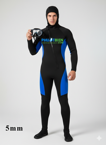  Bộ Đồ Lặn Giữ Nhiệt Neoprene Wetsuit 5mm Giá Rẻ - AL005 