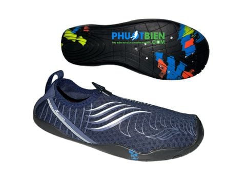  Giày Đi Biển Aqua  Shoes Sakura - A08 - Xanh Đen 