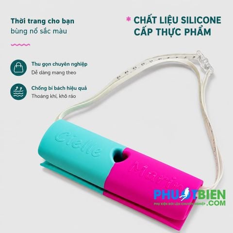  Hộp Vỏ  Bao Đựng Kính Bơi Silicone Cielle Marin 