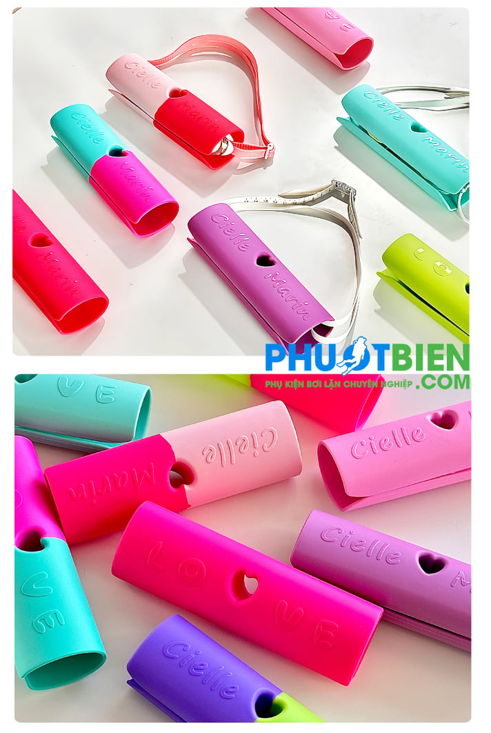 Vỏ bao hộp đựng kính bơi Silicone Cielle Marin