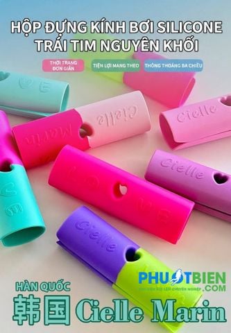  Hộp Vỏ  Bao Đựng Kính Bơi Silicone Cielle Marin 