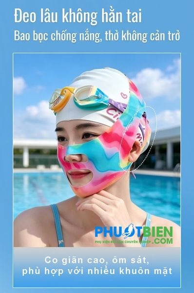 Mặt Nạ Khẩu Trang Bơi Lặn Chống Nắng Cielle Marin Swimming Mask
