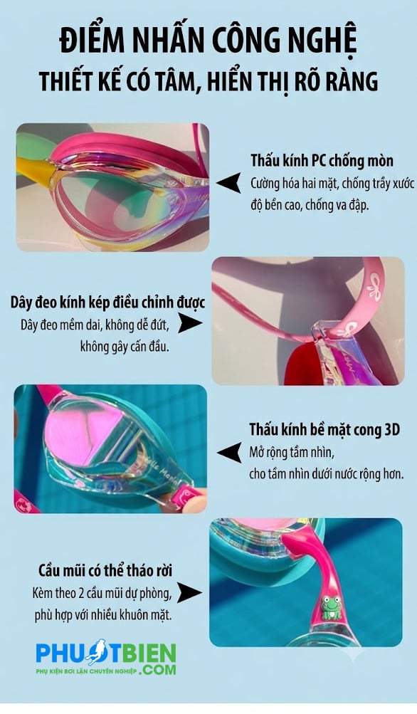 Kính Bơi Chống Mờ Nano Hàn Quốc Cielle Marin