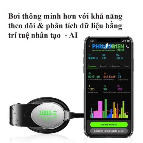  Kính Bơi Thông Minh Holoswim 2s 
