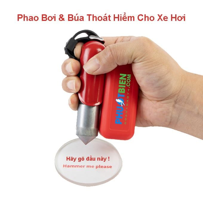 Phao Cứu Sinh & Búa Thoát Hiểm Cho Xe Hơi - PBTH