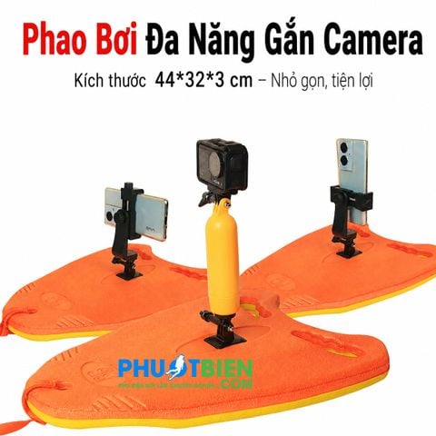  Phao Bơi Chữ A Đa Năng Có Mấu Gắn ĐT & Camera Hành Trình - PBS01 