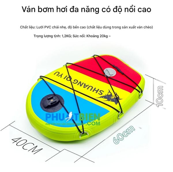 Phao bơi bơm hơi đa năng có thiết bị gắn camera hành trình quay video
