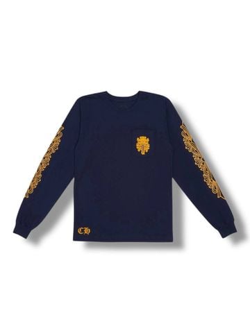 AD CH Yellow Dagger Long Tee - Navy