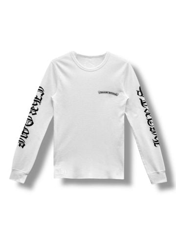 AD CH Scroll Therman Long Tee - White