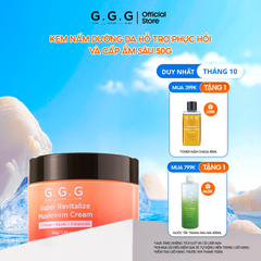 Kem Nấm Chaga Hỗ Trợ Làm Dịu Da Và Cấp Ẩm Chuyên Sâu - G.G.G Super Revitalize Mushroom Cream 50g