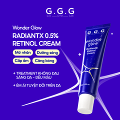 [MỚI RA MẮT] Kem Dưỡng Retinol 0.5% Giúp Mờ Nếp Nhăn, Dưỡng Sáng Da và Ngăn Ngừa Mụn G.G.G Wonder RadiantX Retinol 30gr